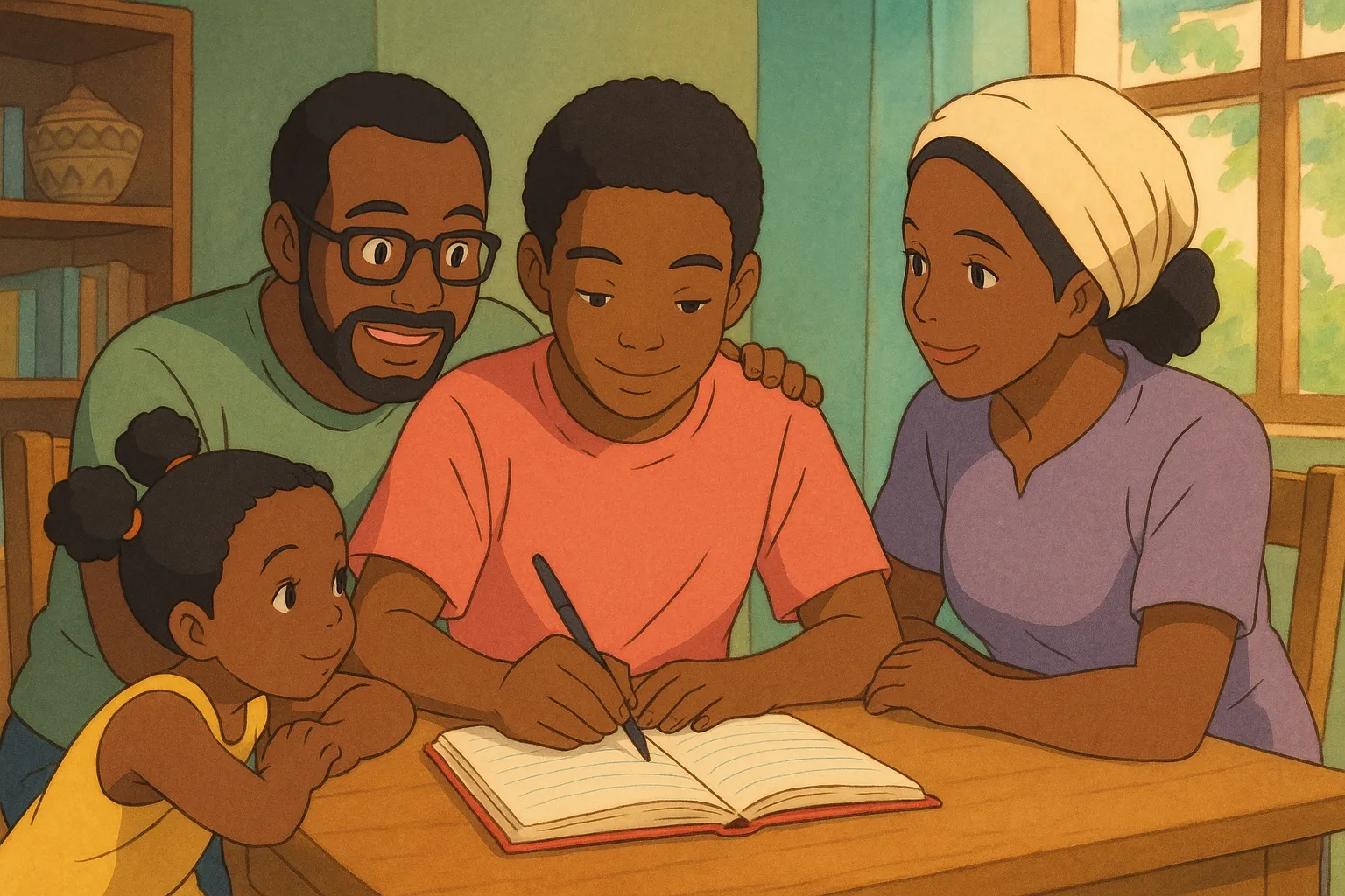 Encouraging older kids to journal in the mother tongue